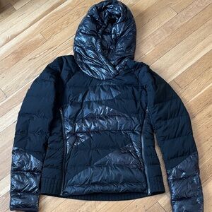 🖤lululemon athletica Down Right Cozy Shiny Black Puffer Pullover Jacket
